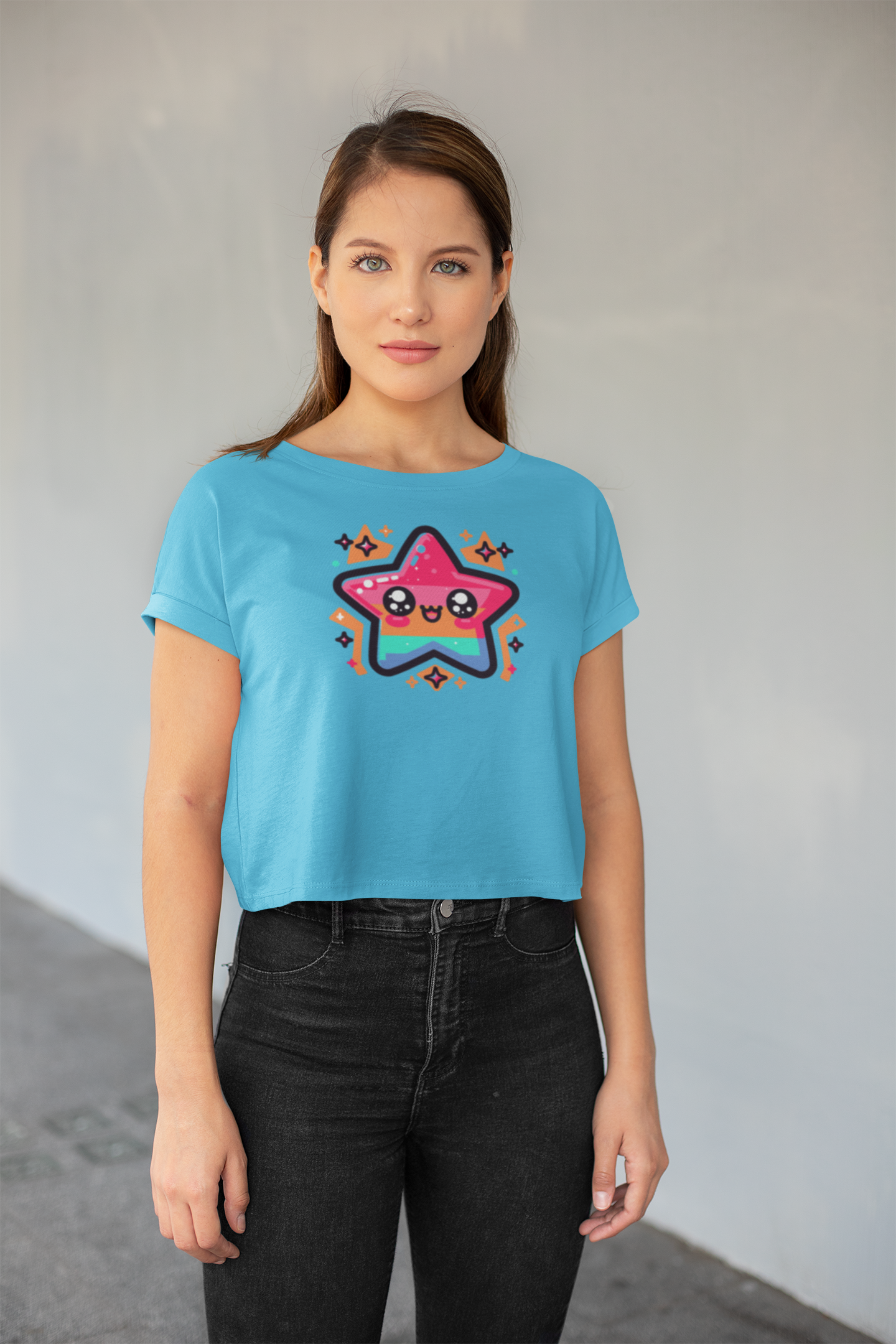 Women’s Star Glow Crop Top