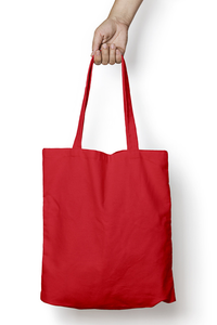 Red Tote Bag Zipper