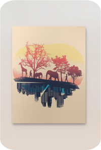 Nature City Poster