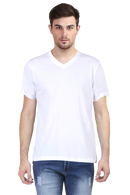 V neck- White