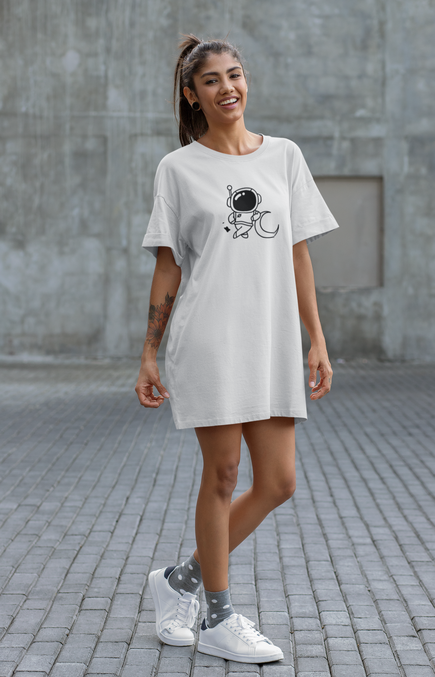 Women’s Astronaut Dream T-Shirt Dress