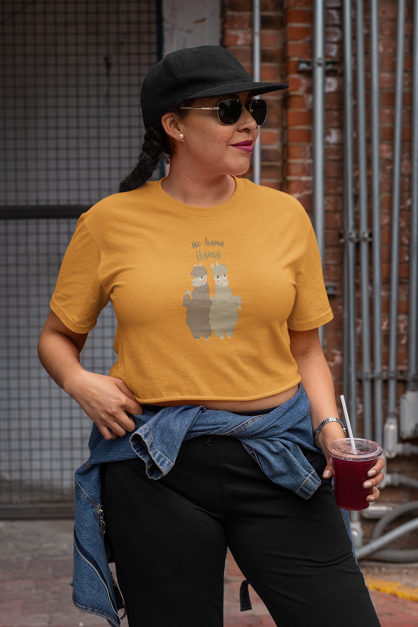 Women’s Lama Vibes Crop Top