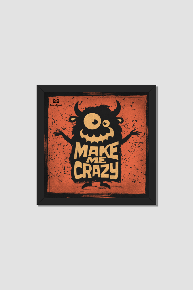 Crazy Monster Poster