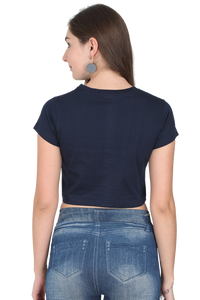 Women Cropped Top - Be Patient with Yourself