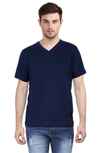 V neck- Navy Blue