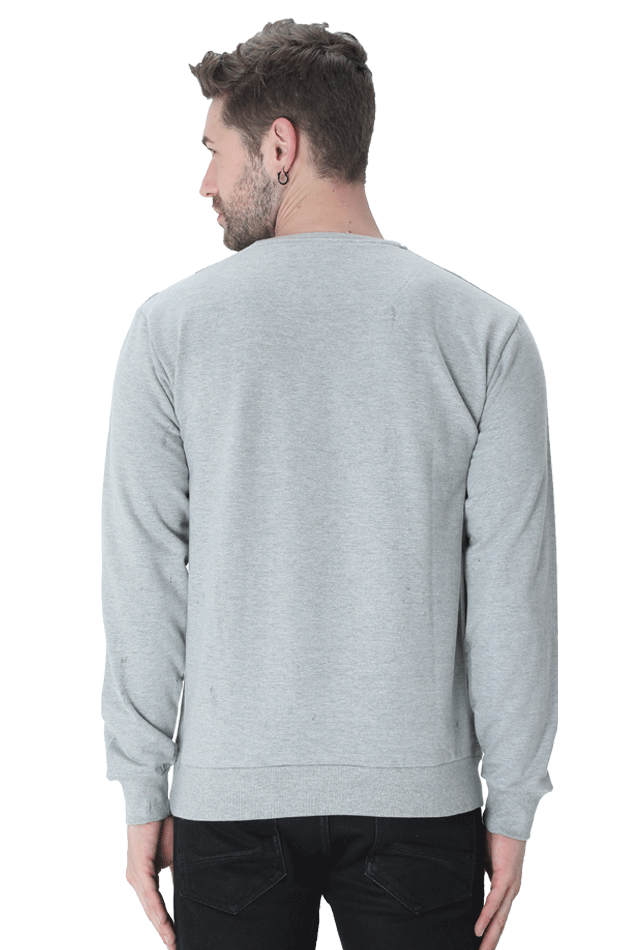 Women's Grey Melange Sweatshirt