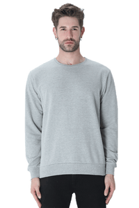 Women's Grey Melange Sweatshirt