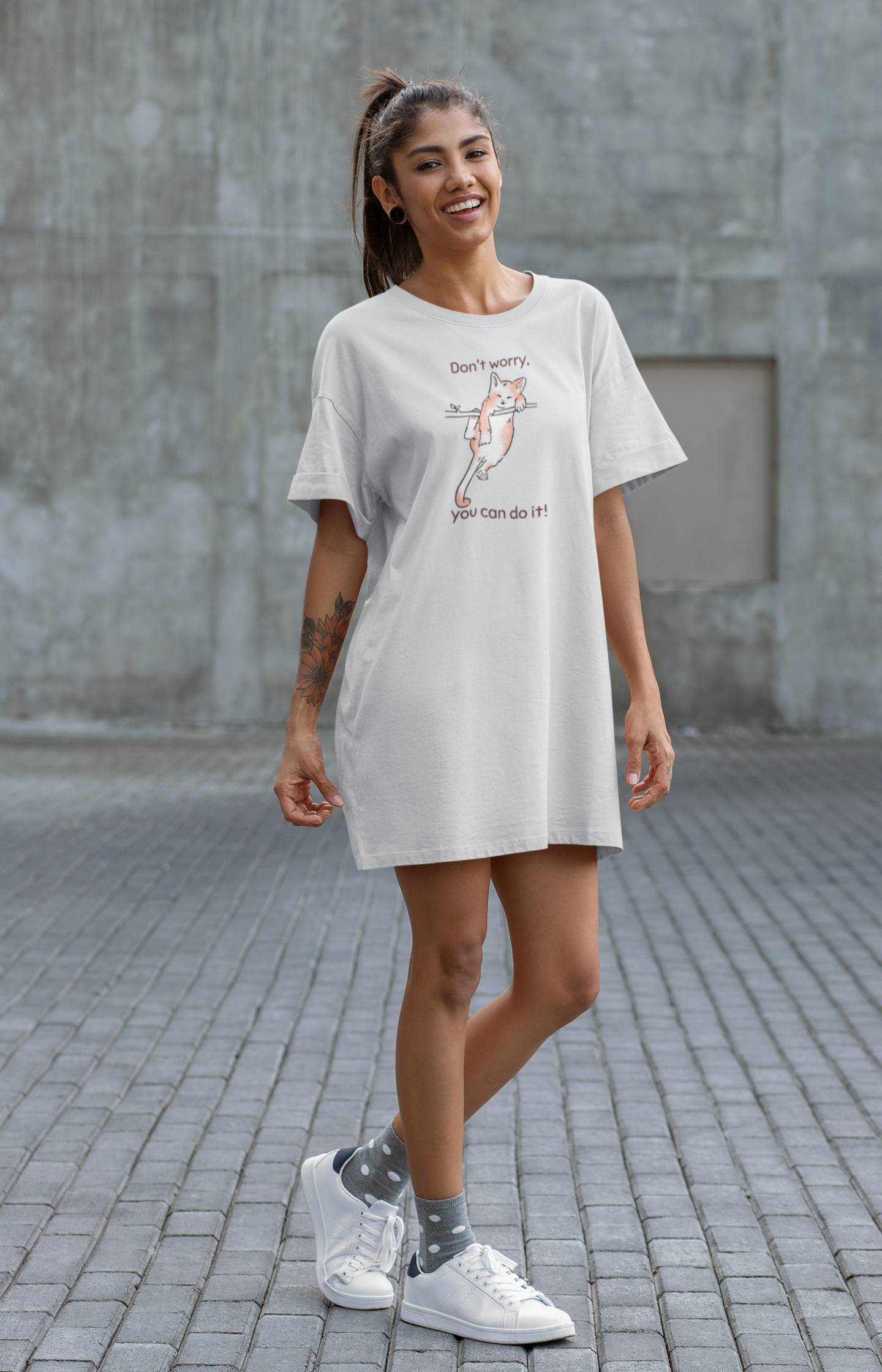 Women's Don't Worry – T-Shirt Dress