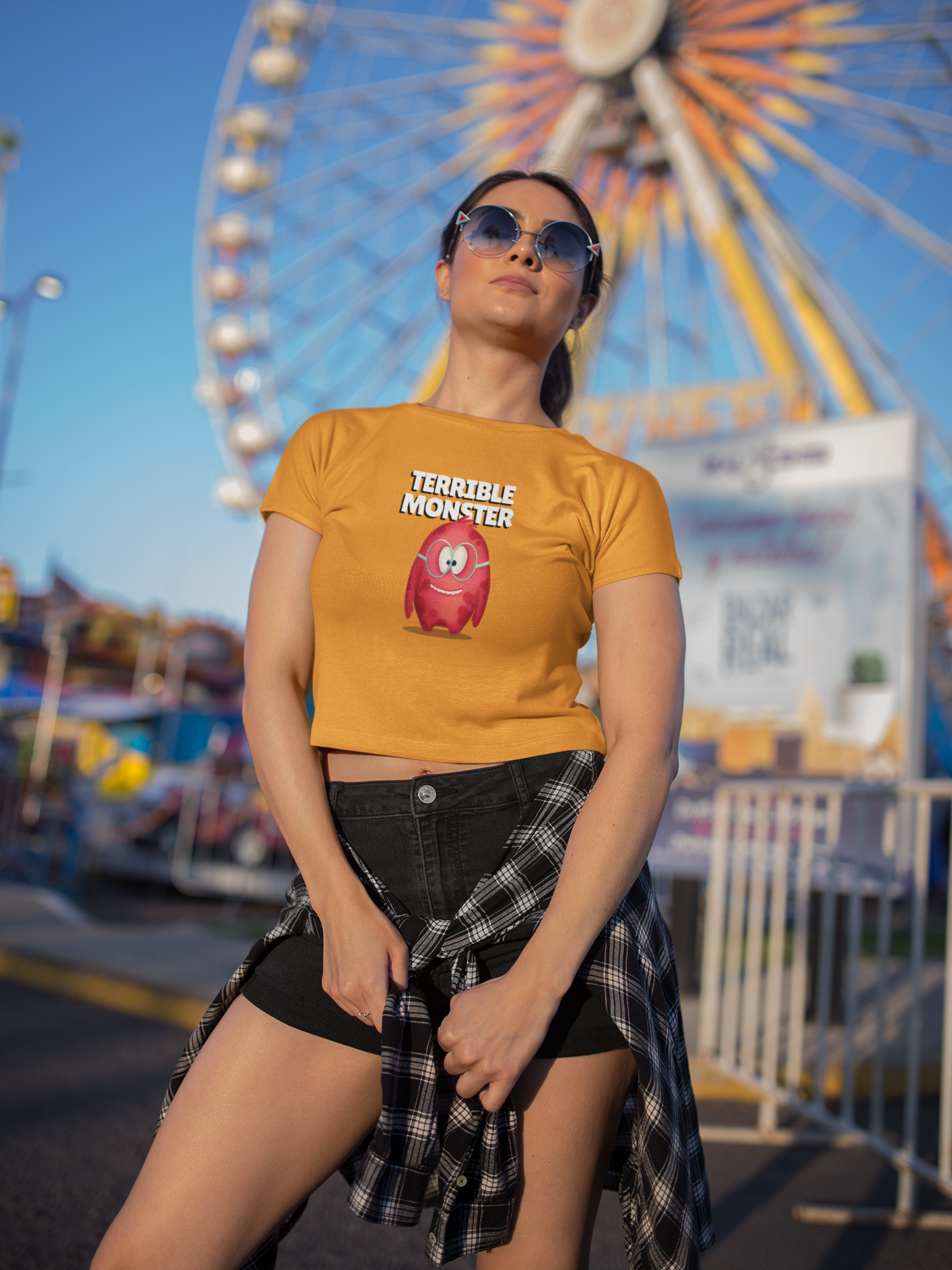 Women’s Terrible Monster Crop Top
