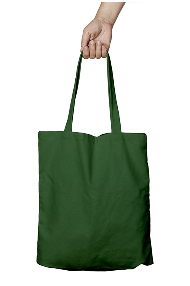 Bottel Green Tote Bag Zipper