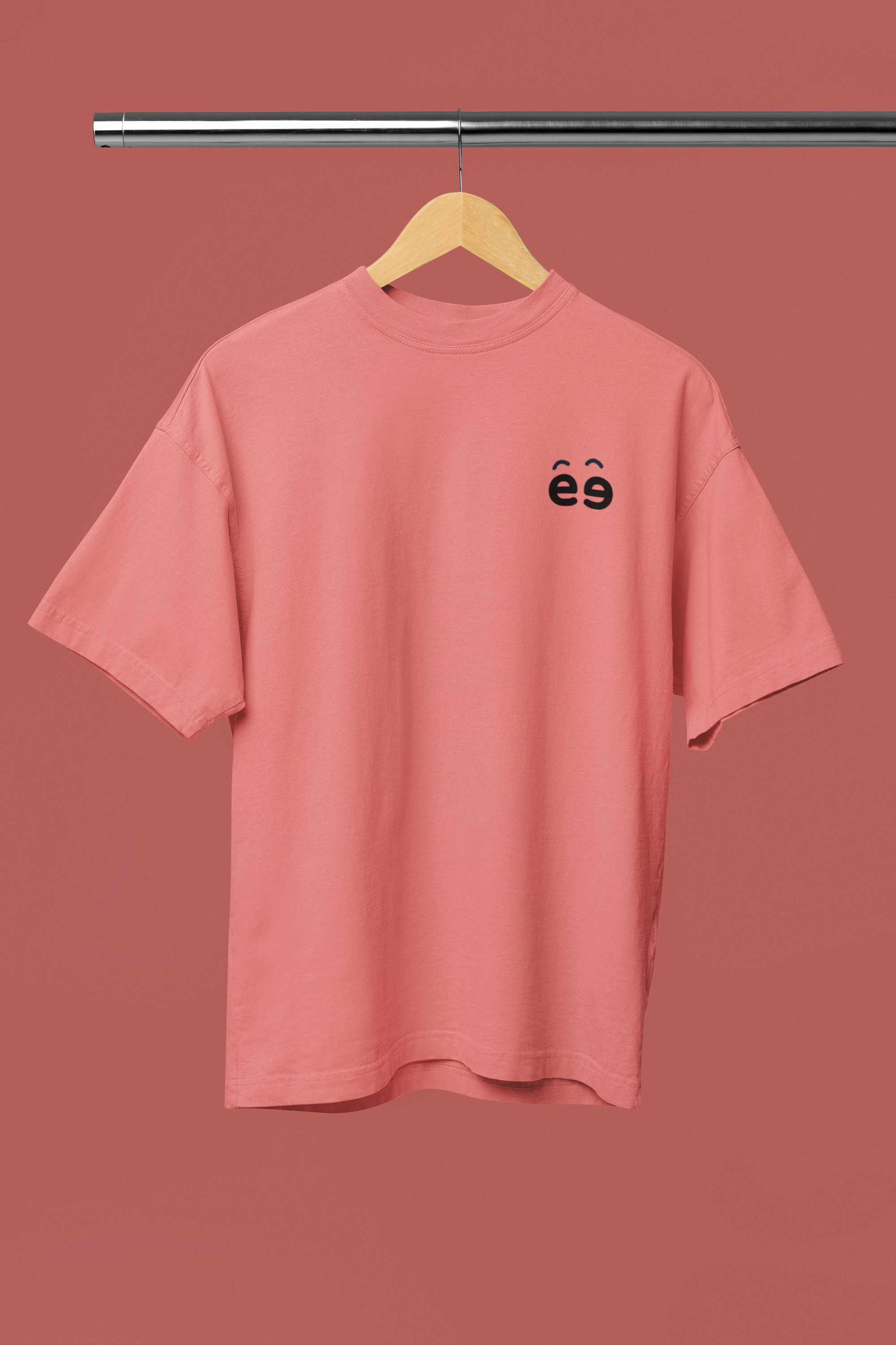 Coral Oversize T-Shirt