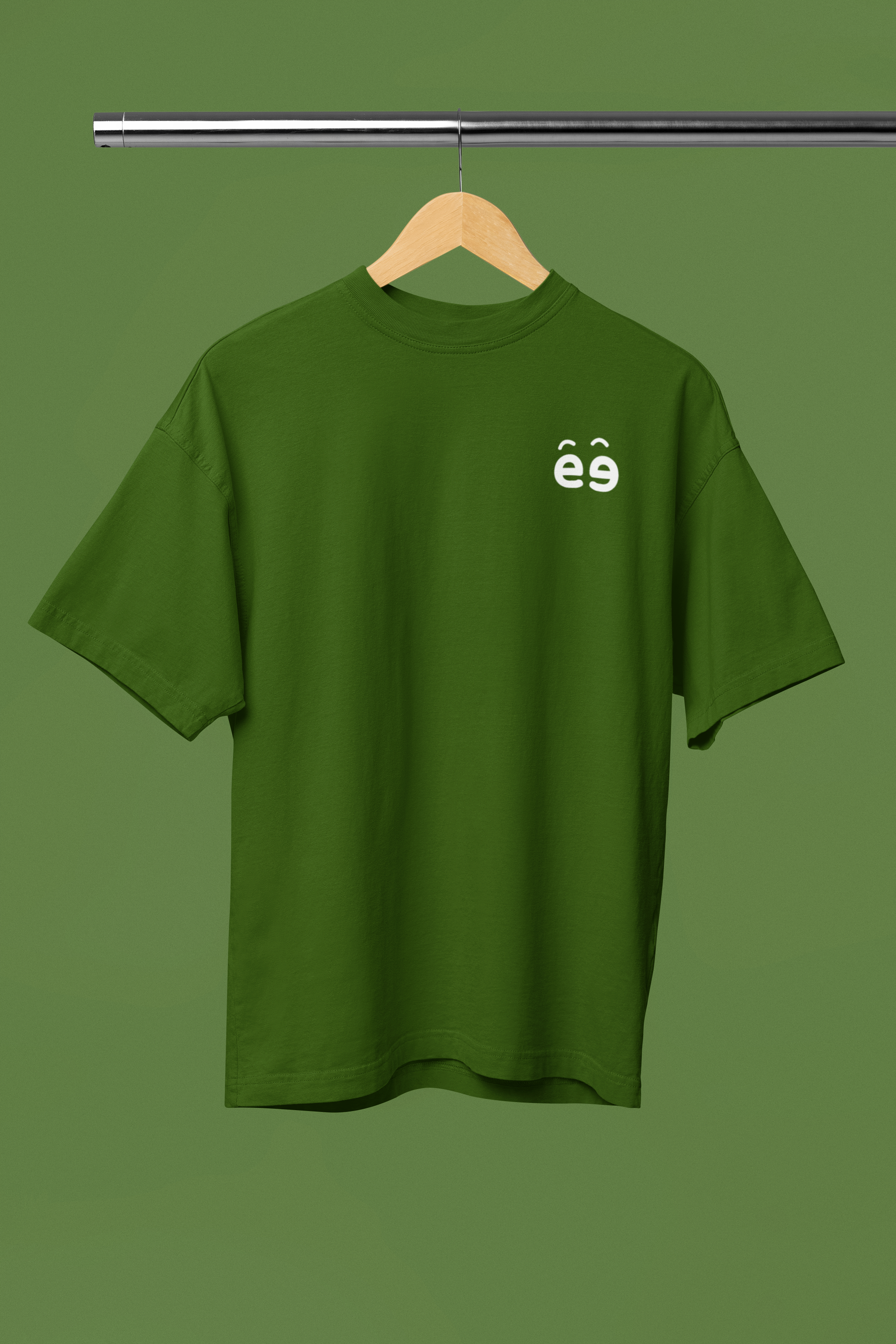 Bottle Green Oversize T-Shirt