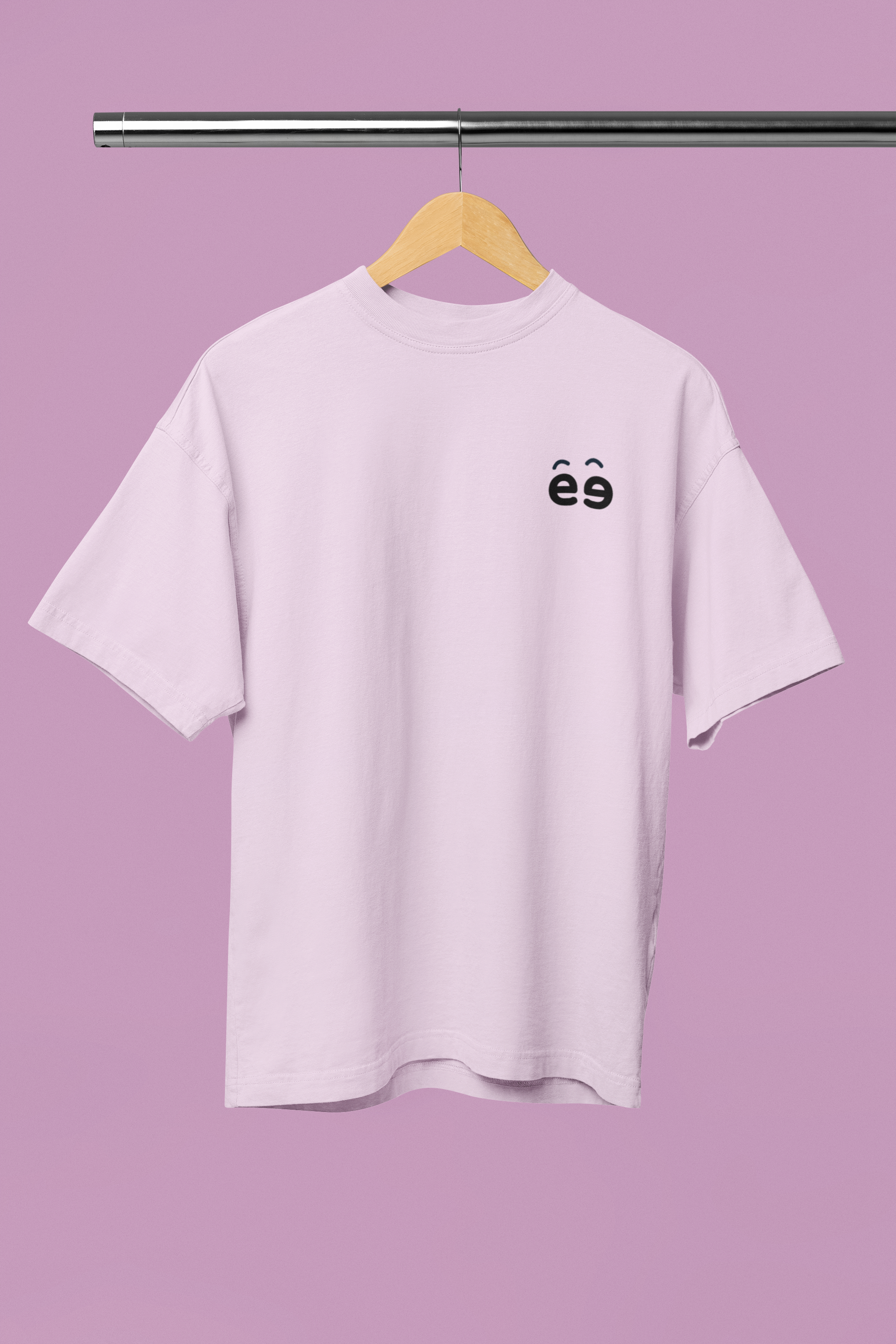 Light Baby Pink Oversize T-Shirt