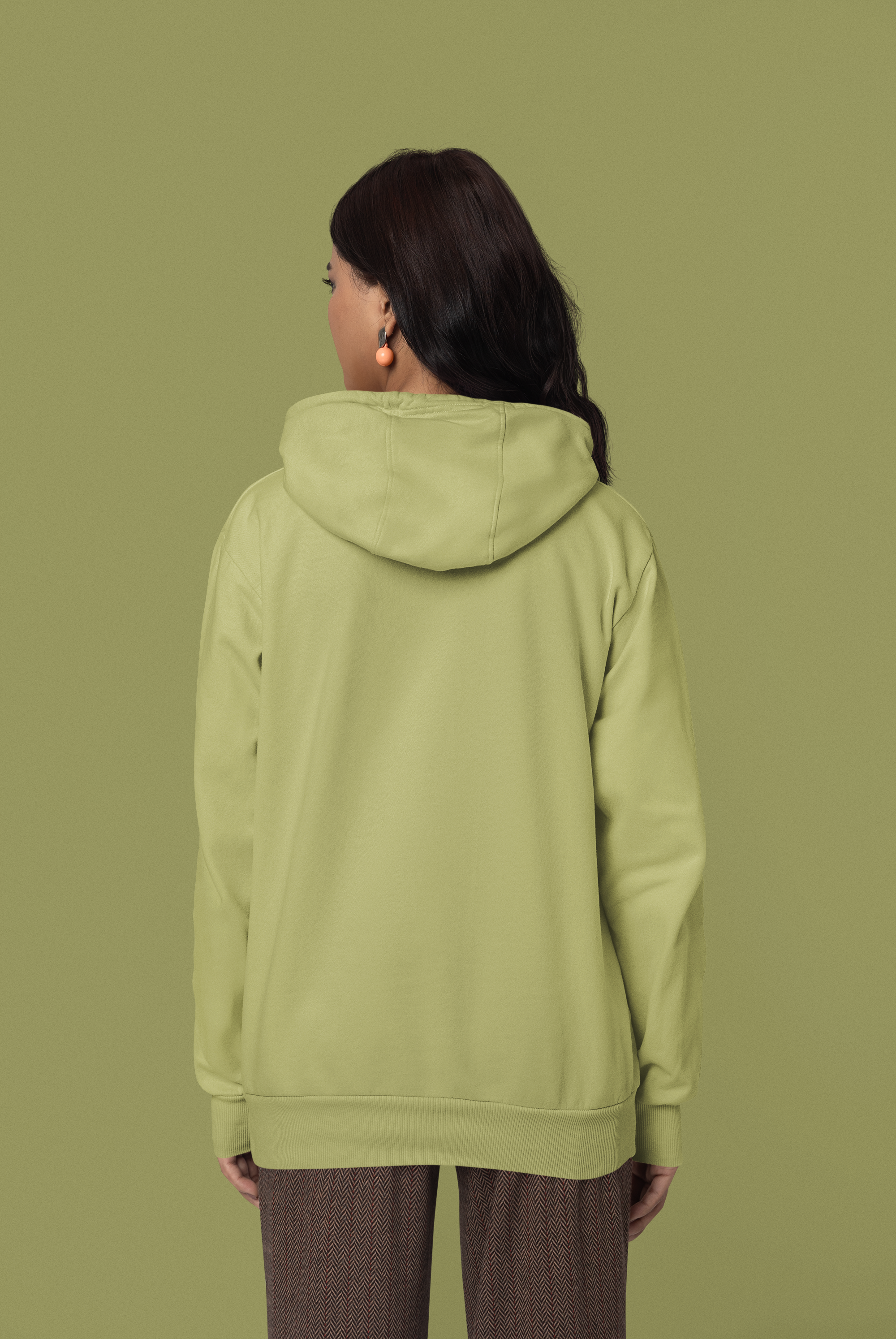 Women Olive Green Hoodie