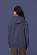 Women Navy Blue Hoodie