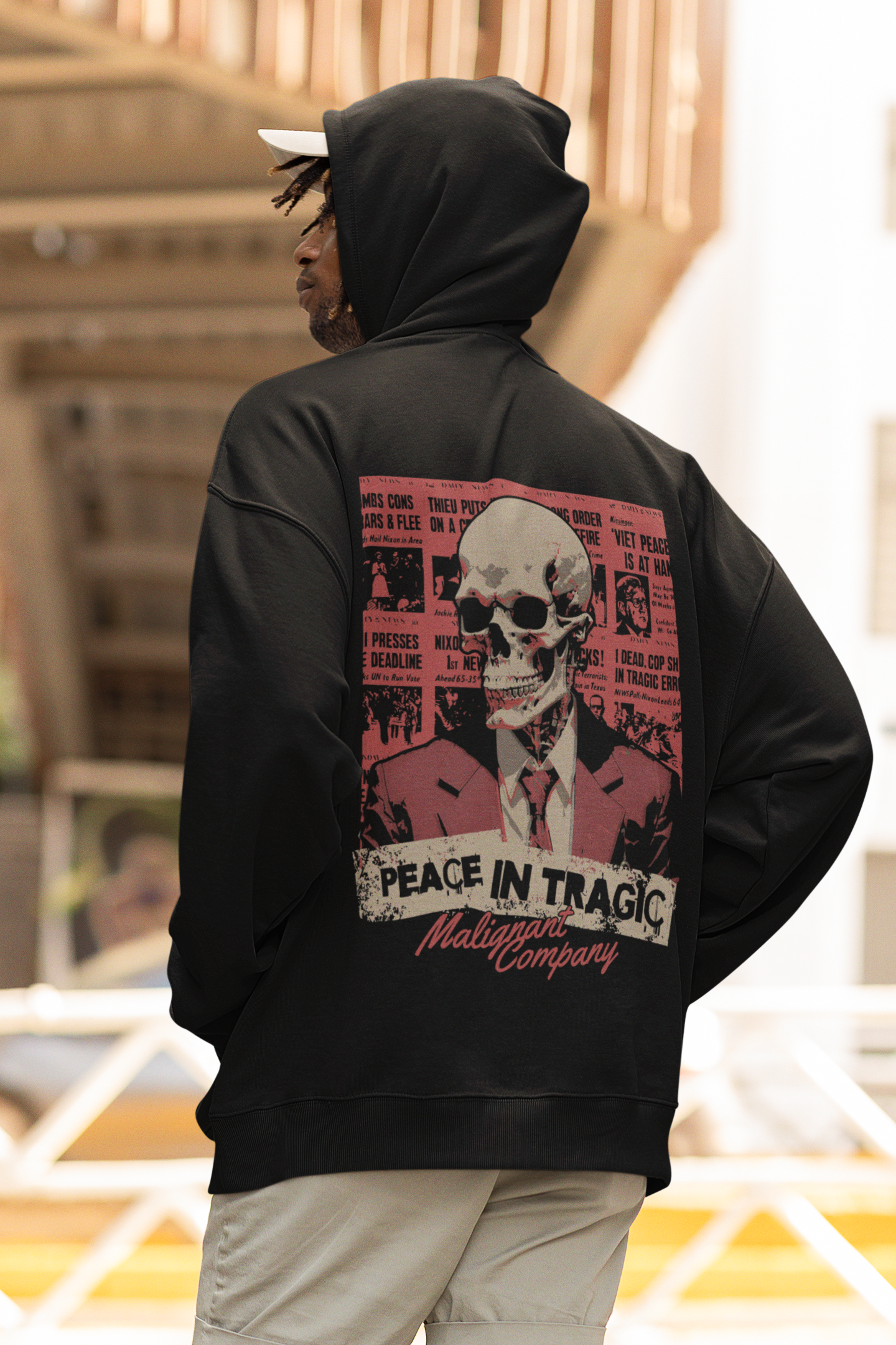 Tragic Peace Oversize Hoodie