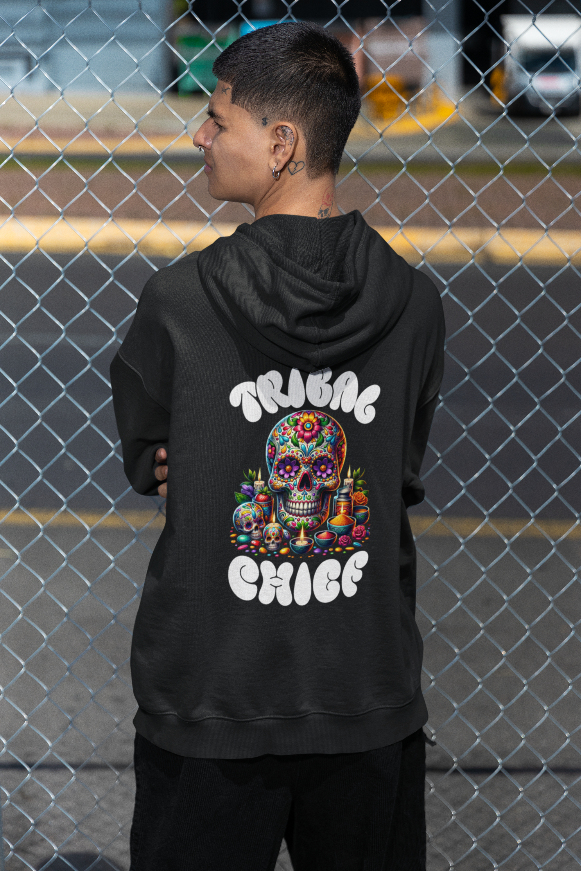 Tribal Chief Oversize Hoodie