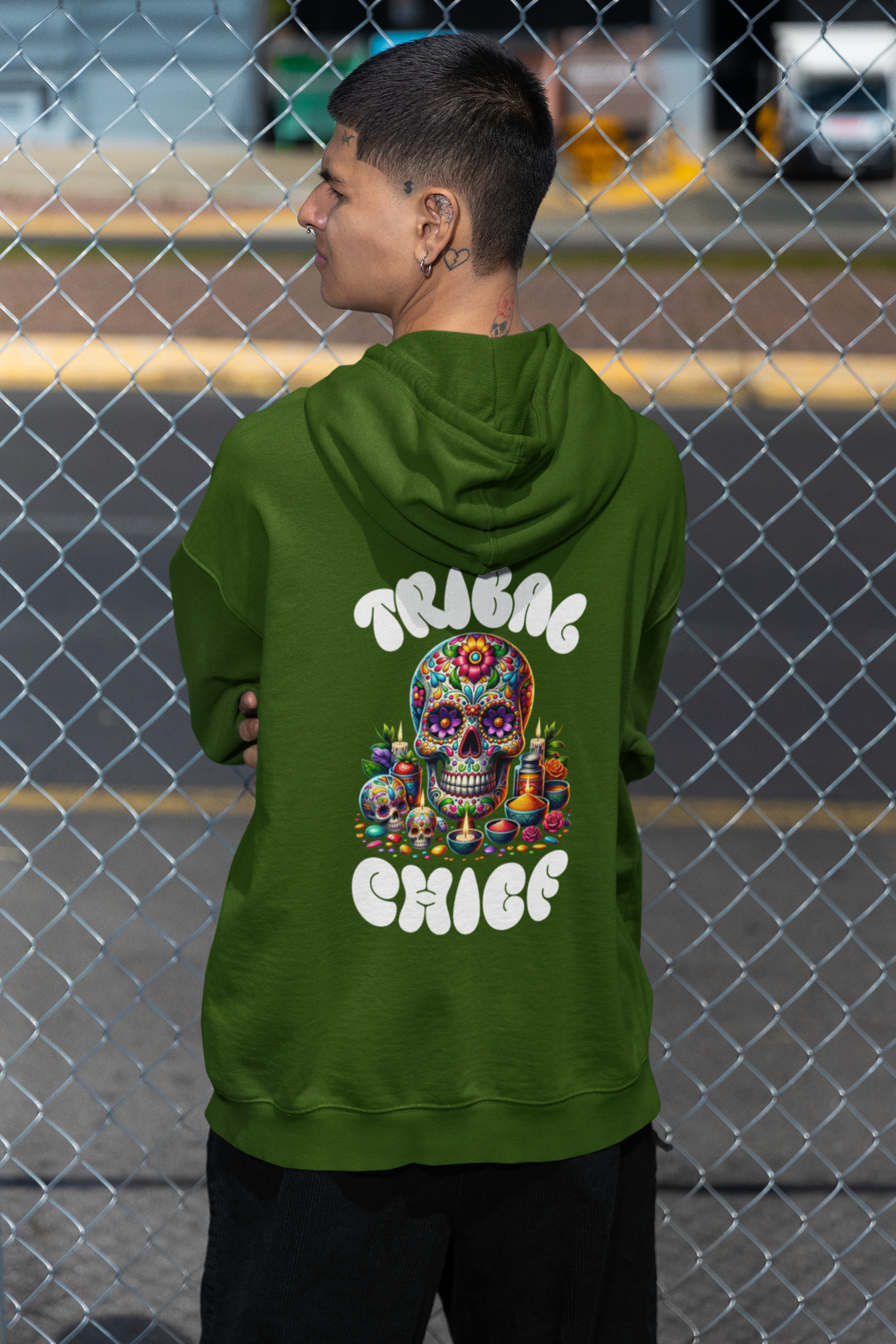 Tribal Chief Oversize Hoodie