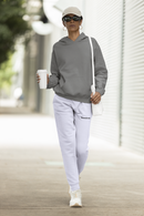 Women's Lavender Solid Jogger