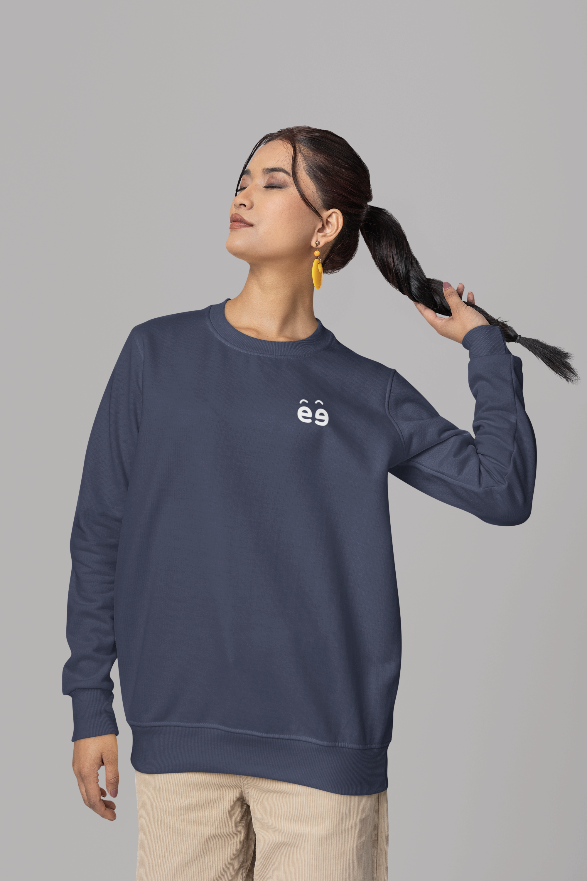 Women's Navy Blue Sweatshirt