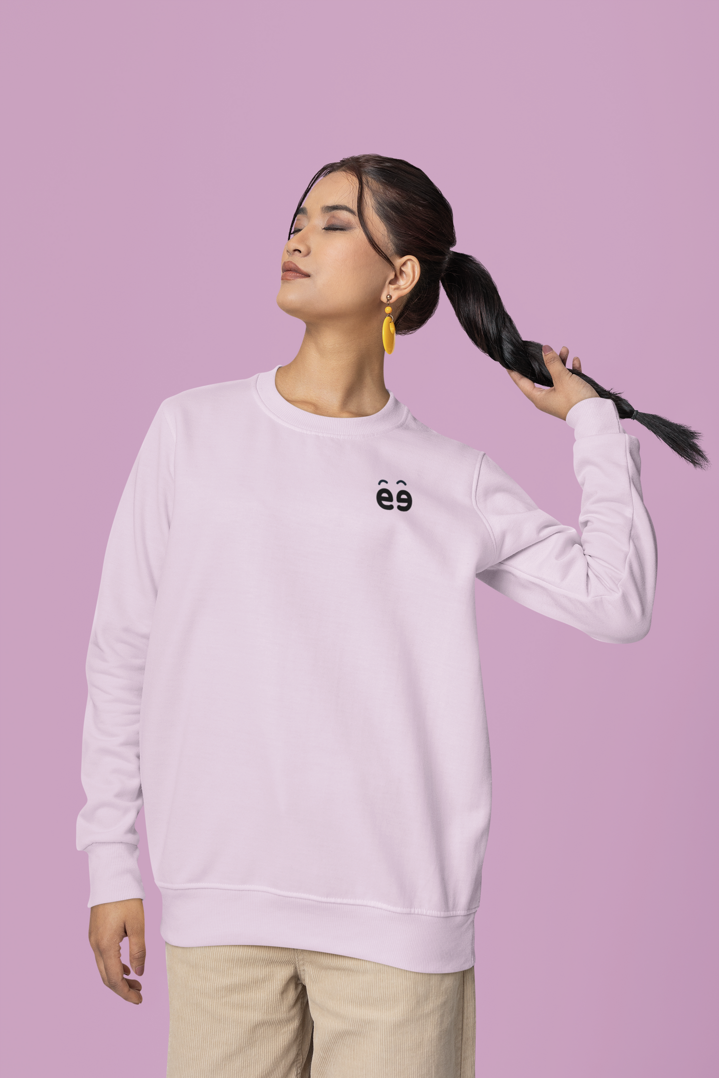 Women's Light Baby Pink Sweatshirt