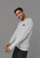 Men's Grey Melange Hoodie