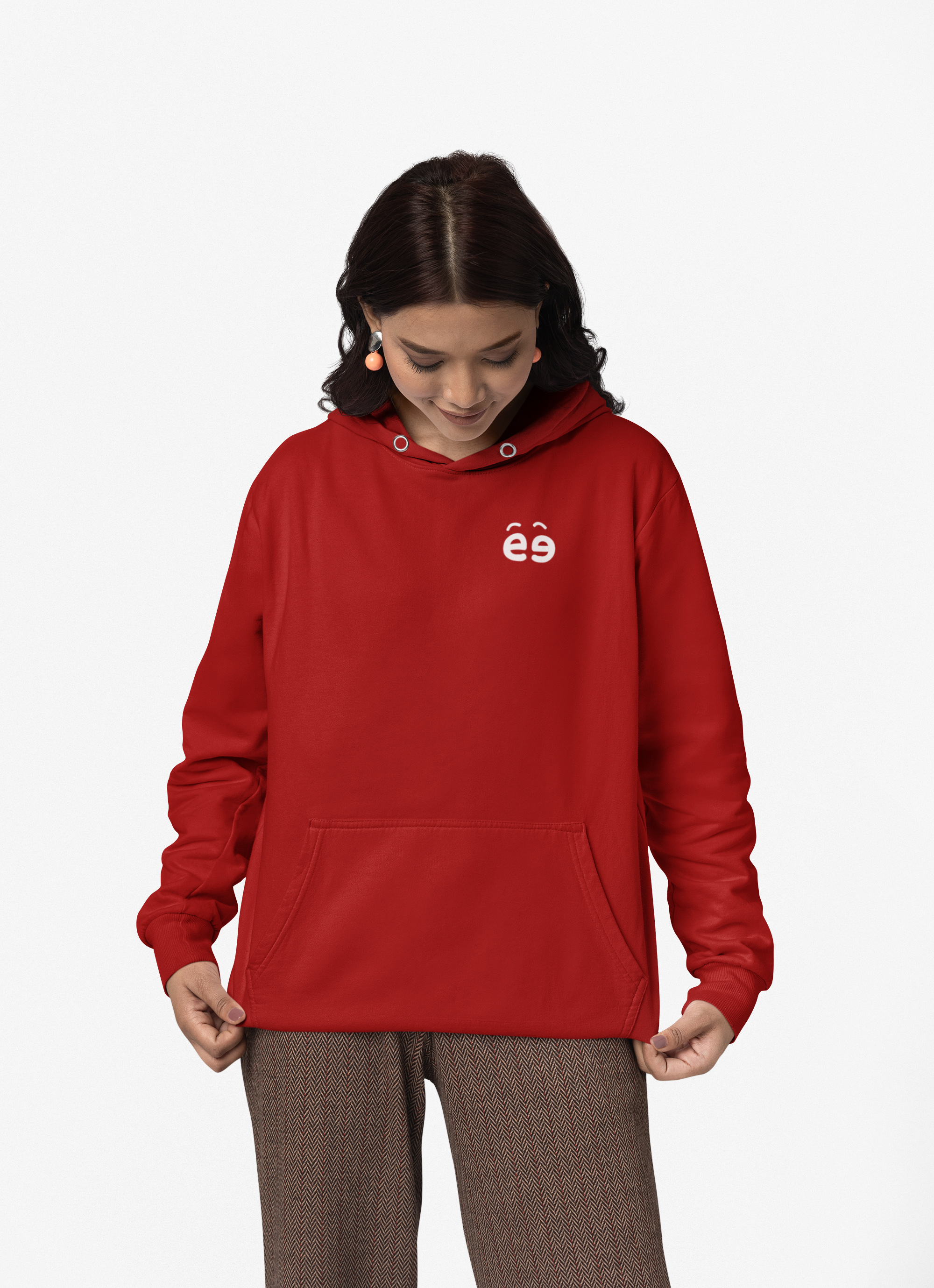 Women Red Hoodie