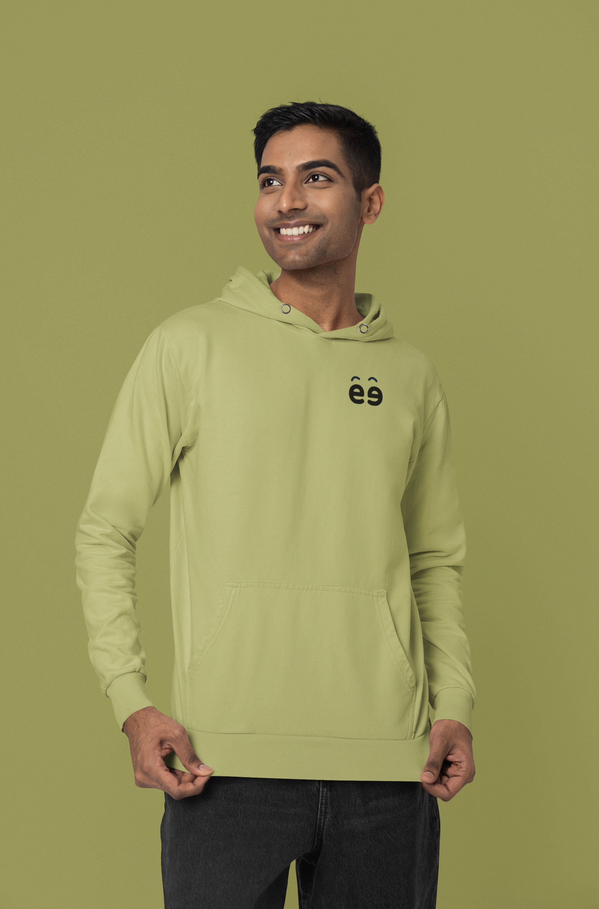 Men's Olive Green Hoodie