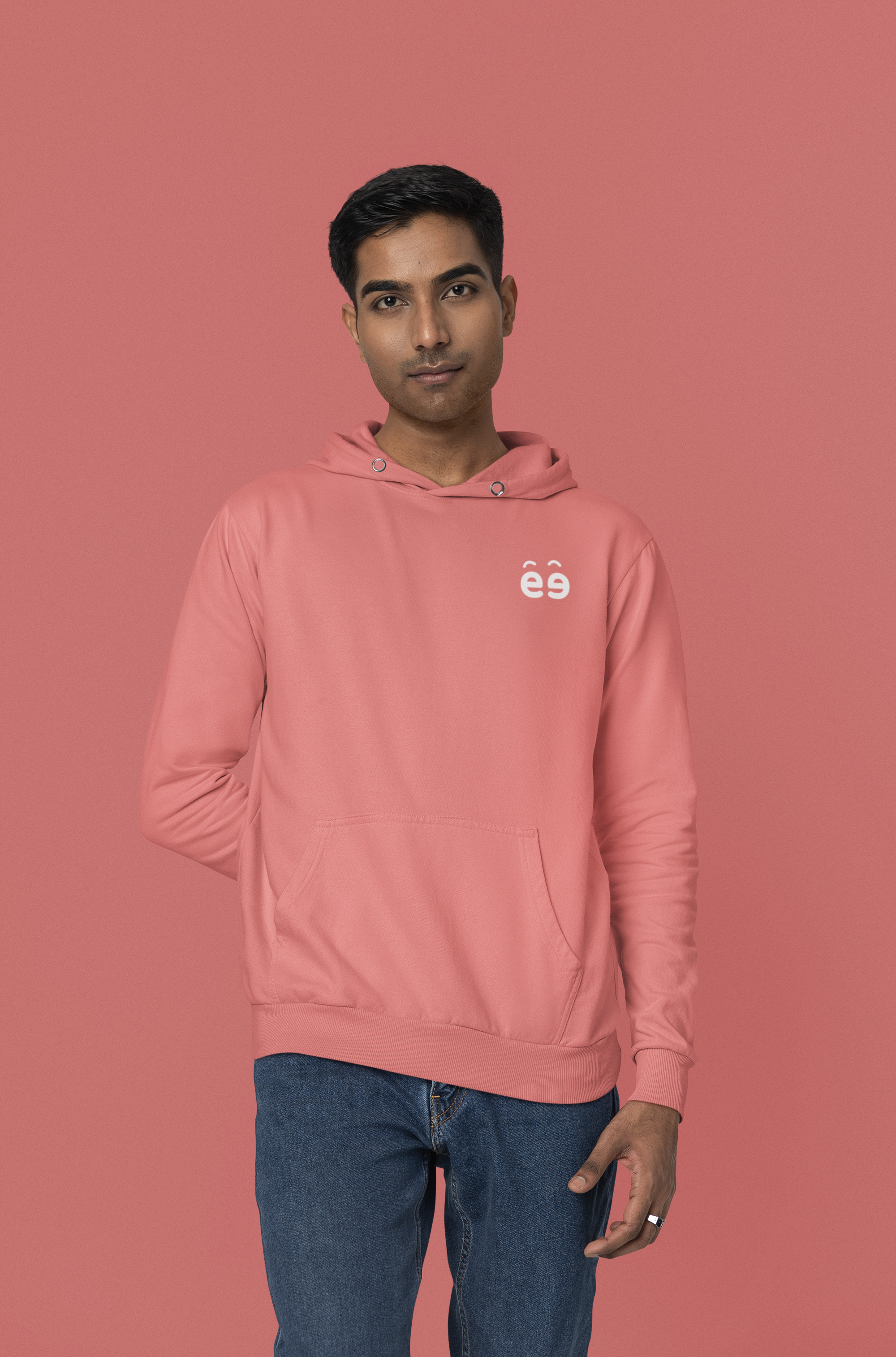 Men's Coral Hoodie