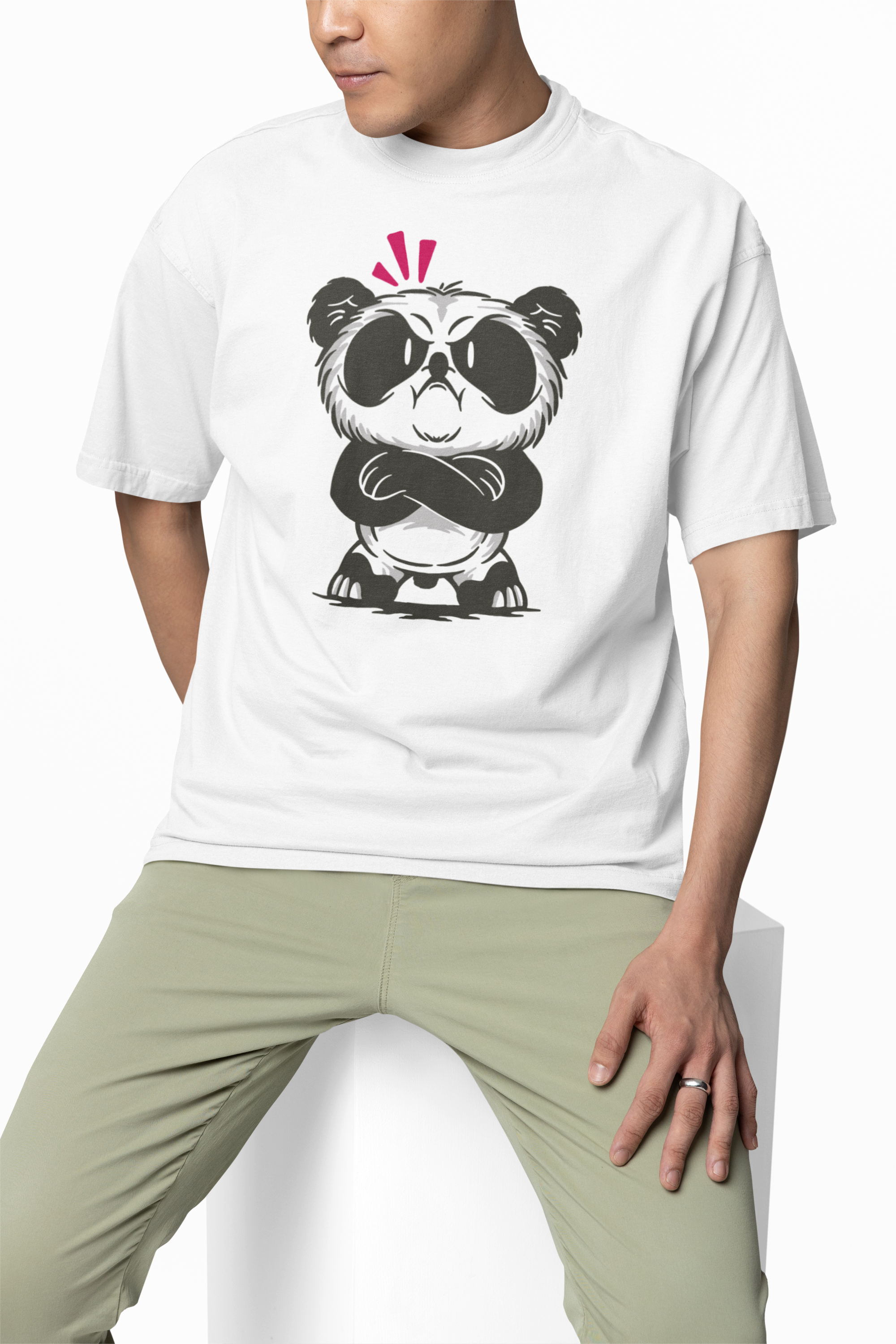 Angry Panda Classic T-shirt