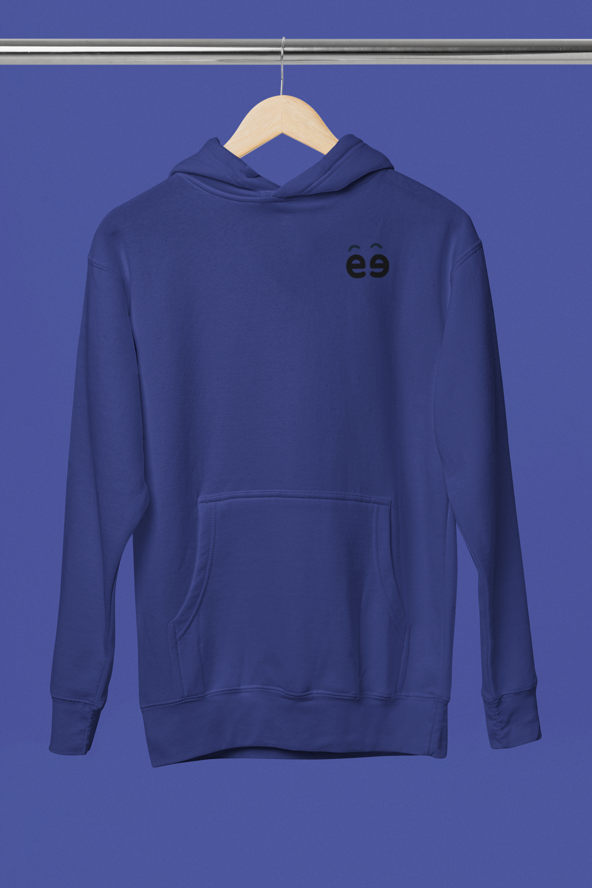 Women Royal Blue Hoodie