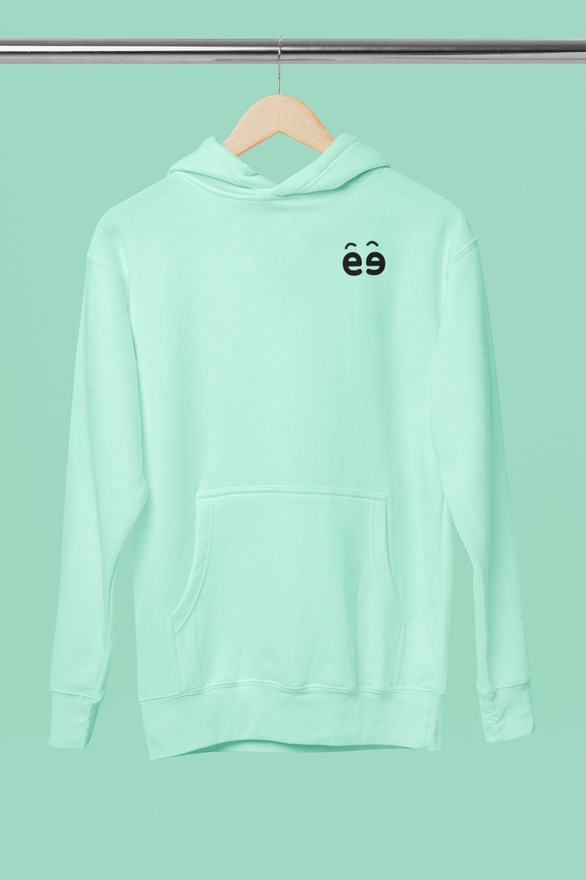Women Mint Hoodie
