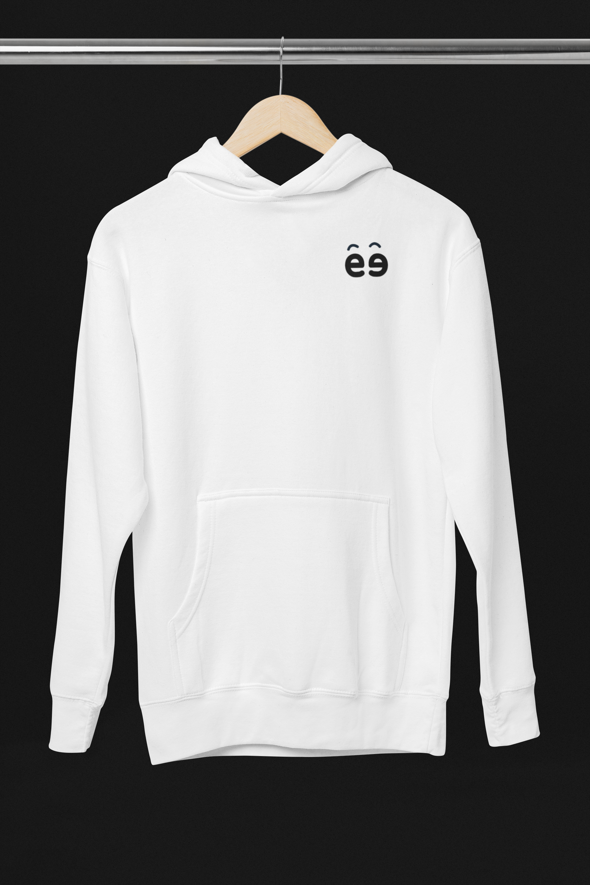 Men's White Hoodie