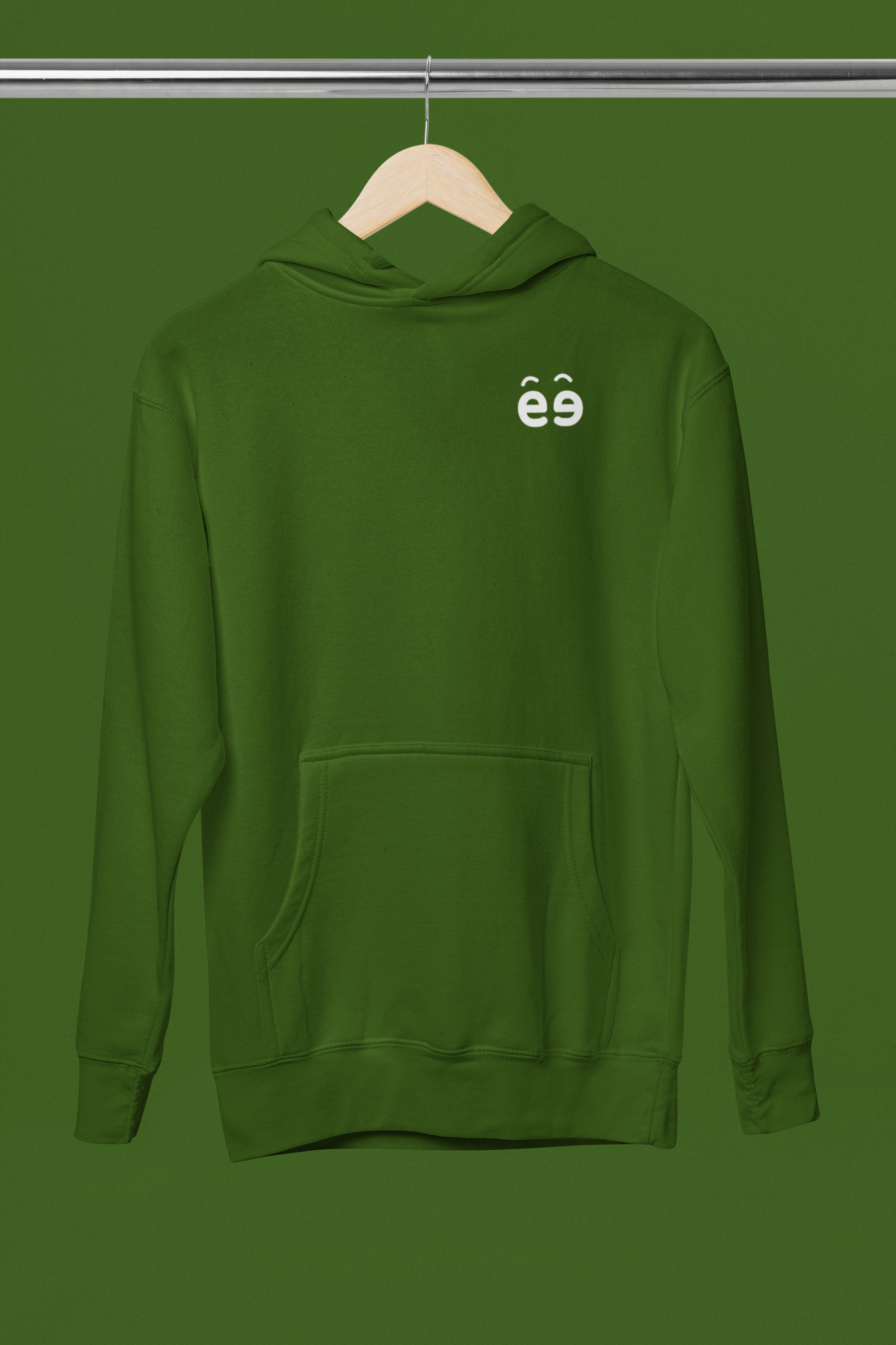 Men's Bottle Green Hoodie