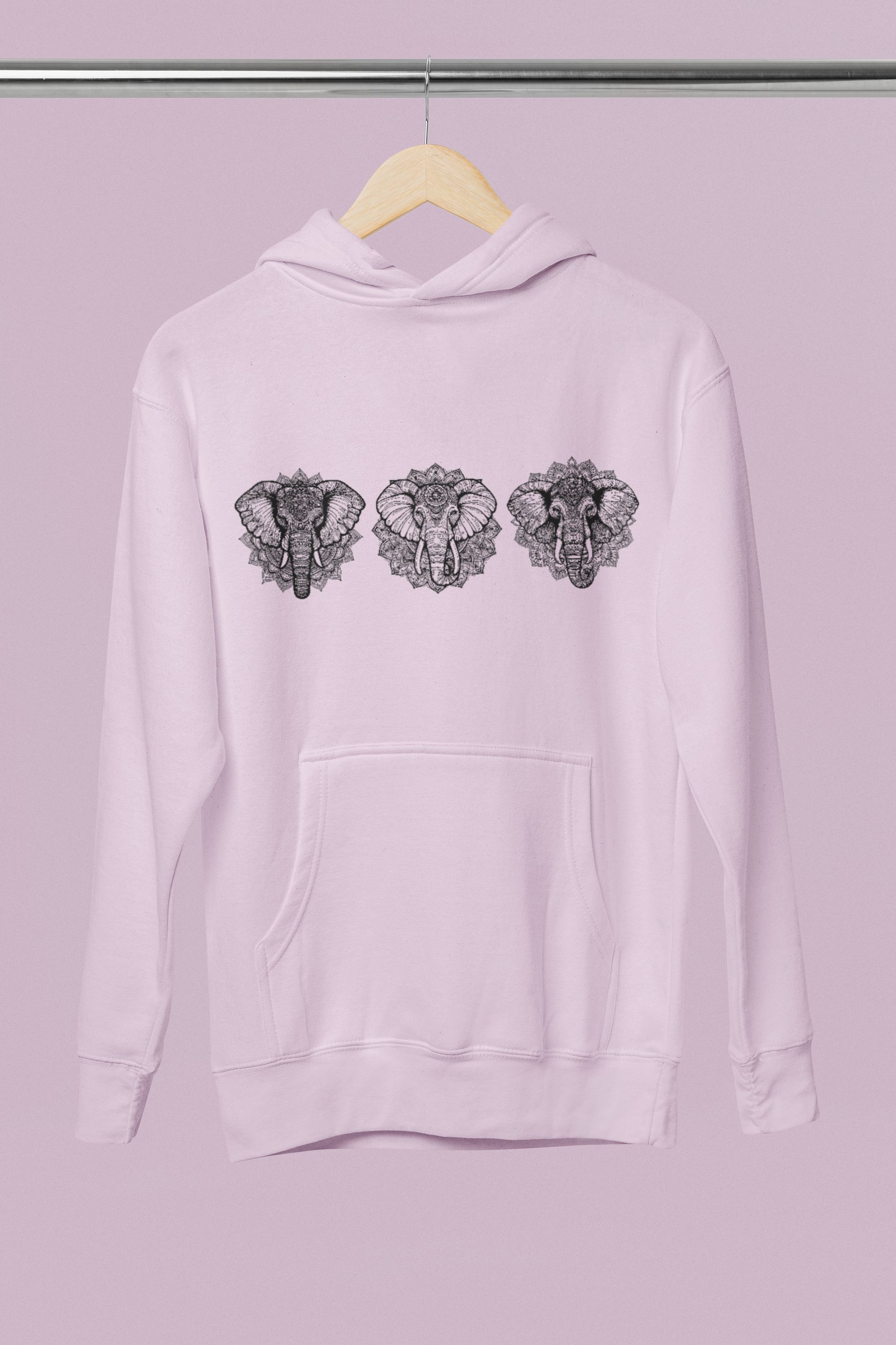Trio of Tranquil Elephants
