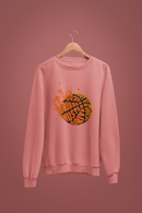 Letter Ball, Basketball Typography Sweatshirt