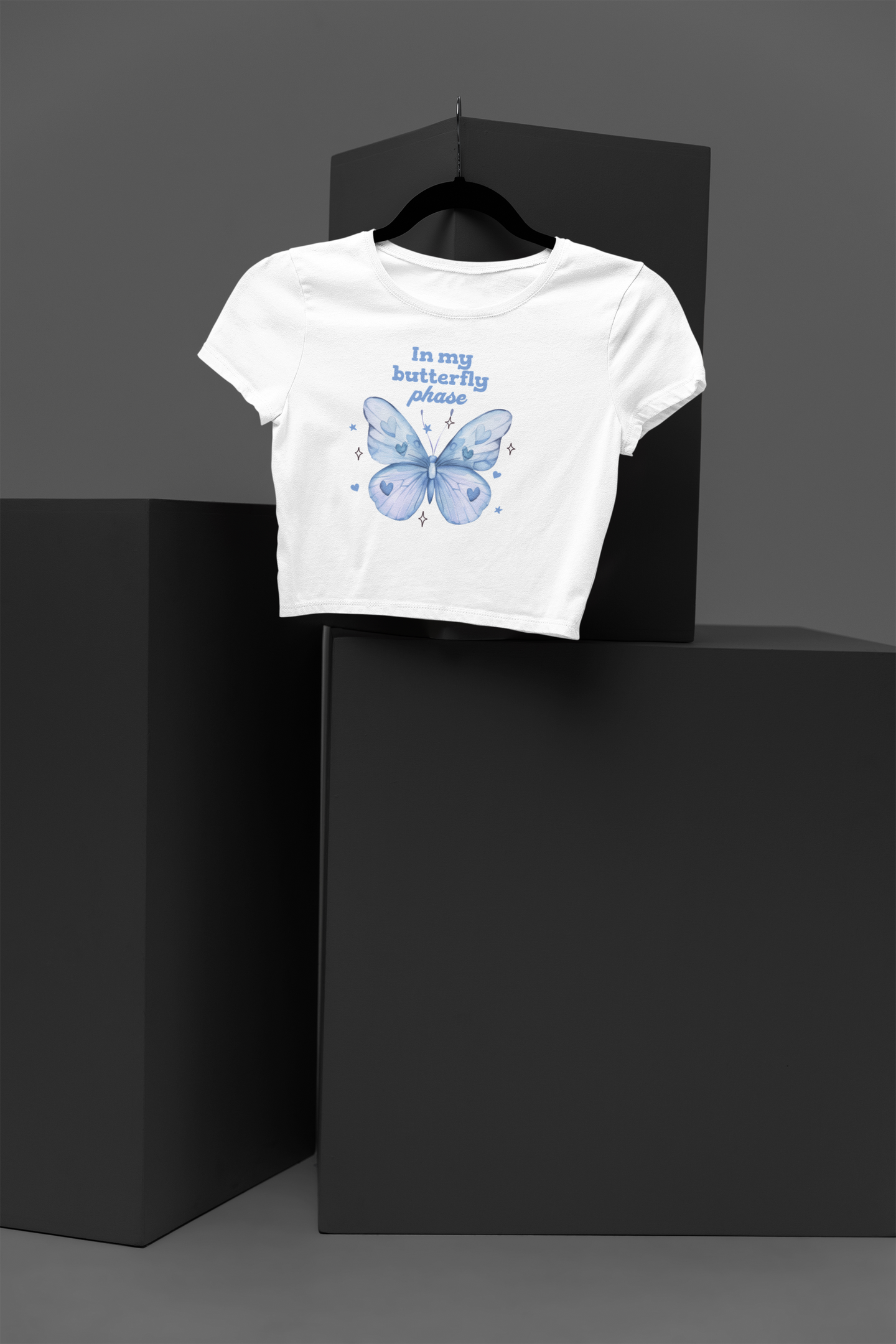 Women  In My Butterfly Phase Crop Top