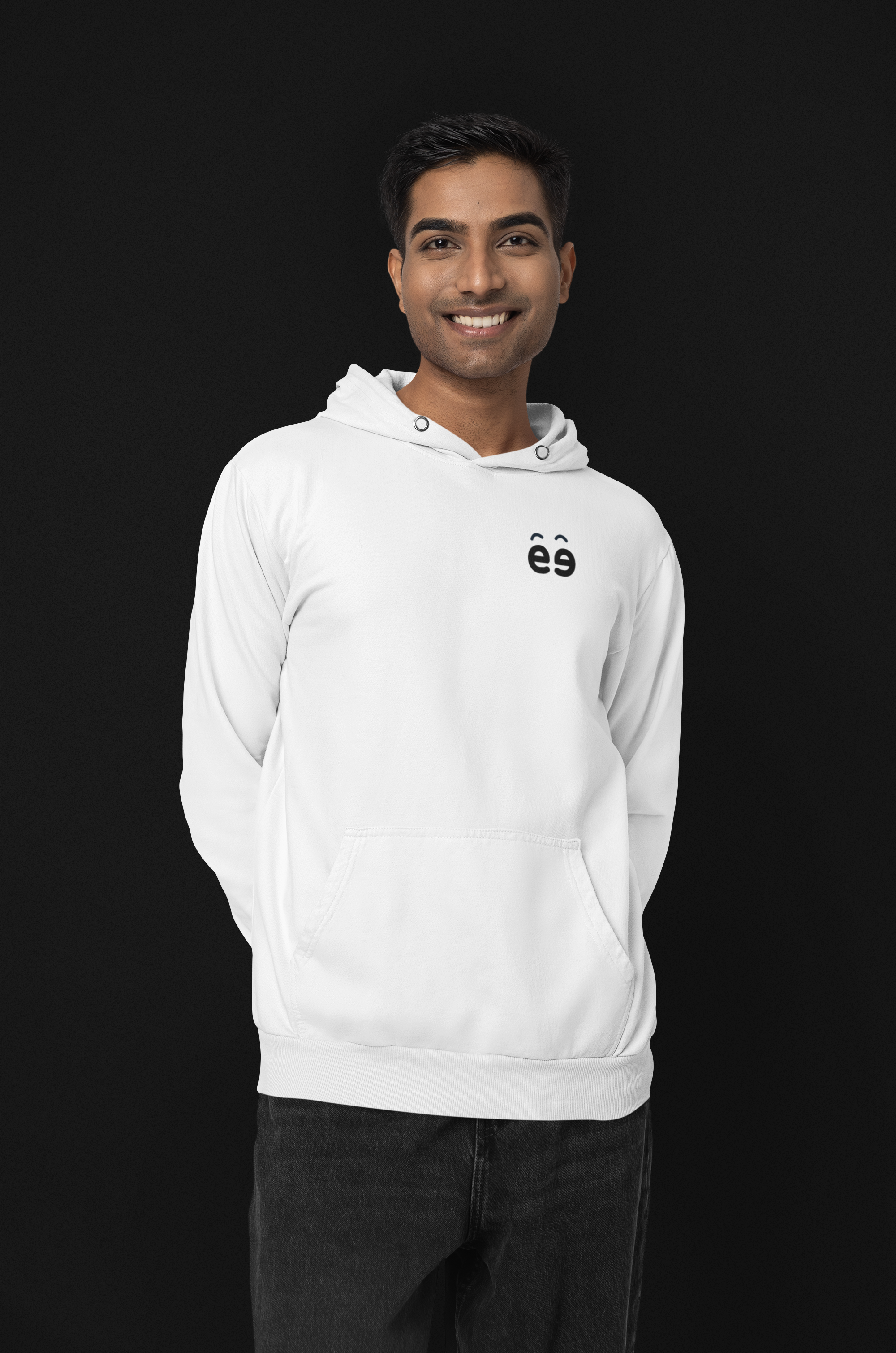 Men's White Hoodie