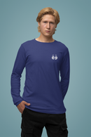 Men's Royal Blue Round Neck Full Sleeves