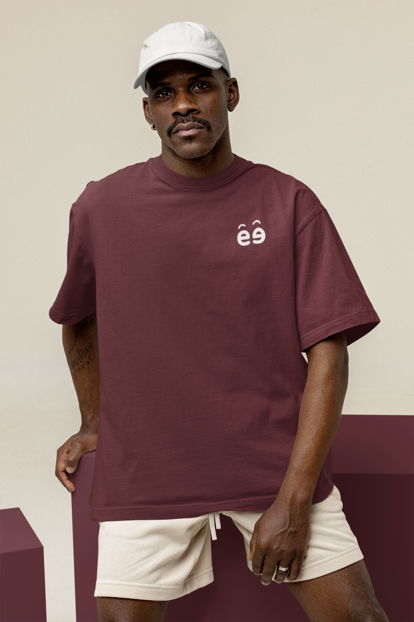 Maroon Oversize T-Shirt