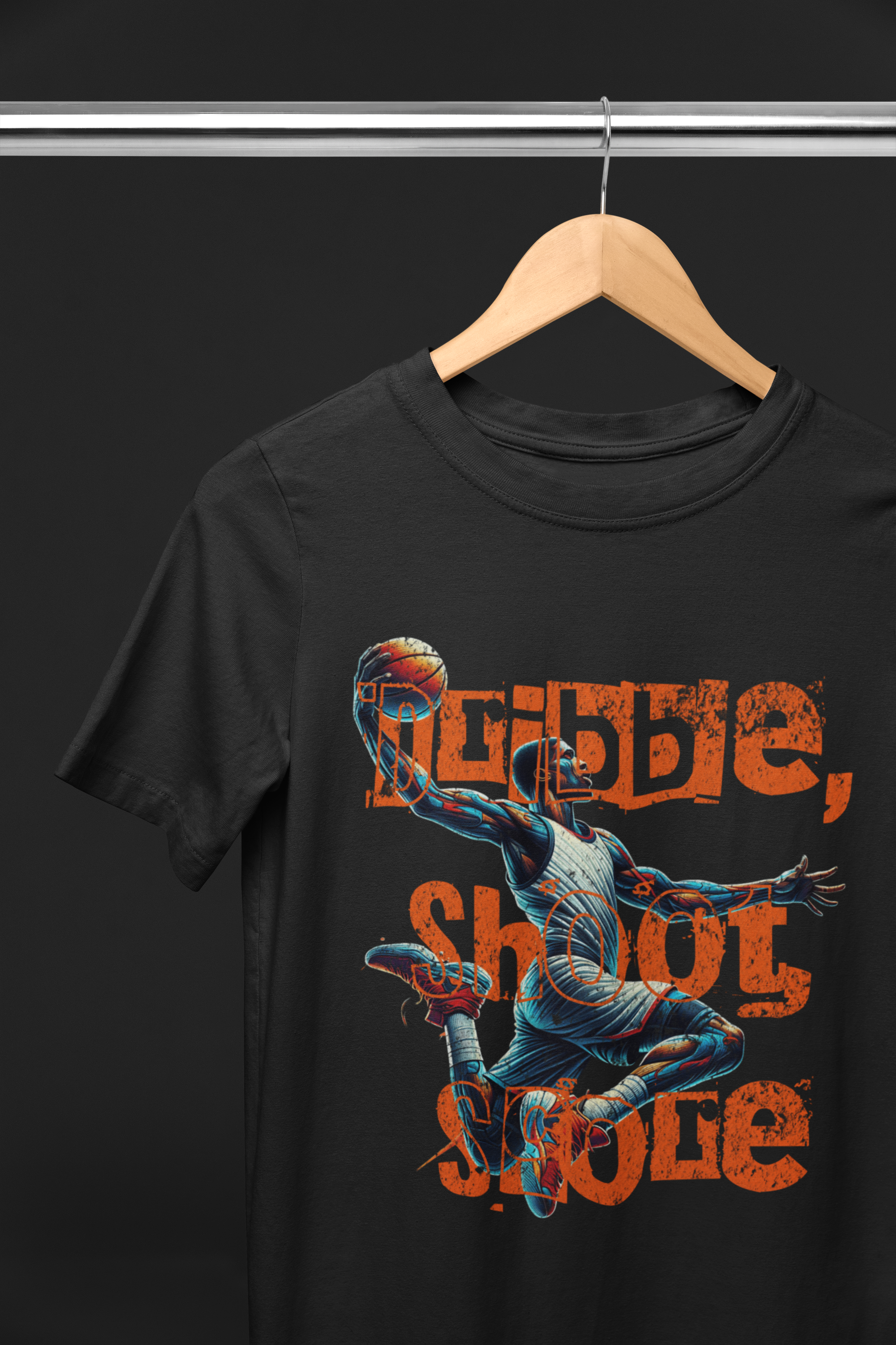 Dribble, Shoot, Score Basketball Classic T-shirt