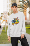 Graffiti Street Oversized Sweatshirts