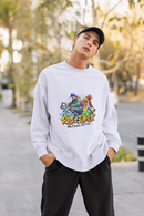 Graffiti Street Oversized Sweatshirts