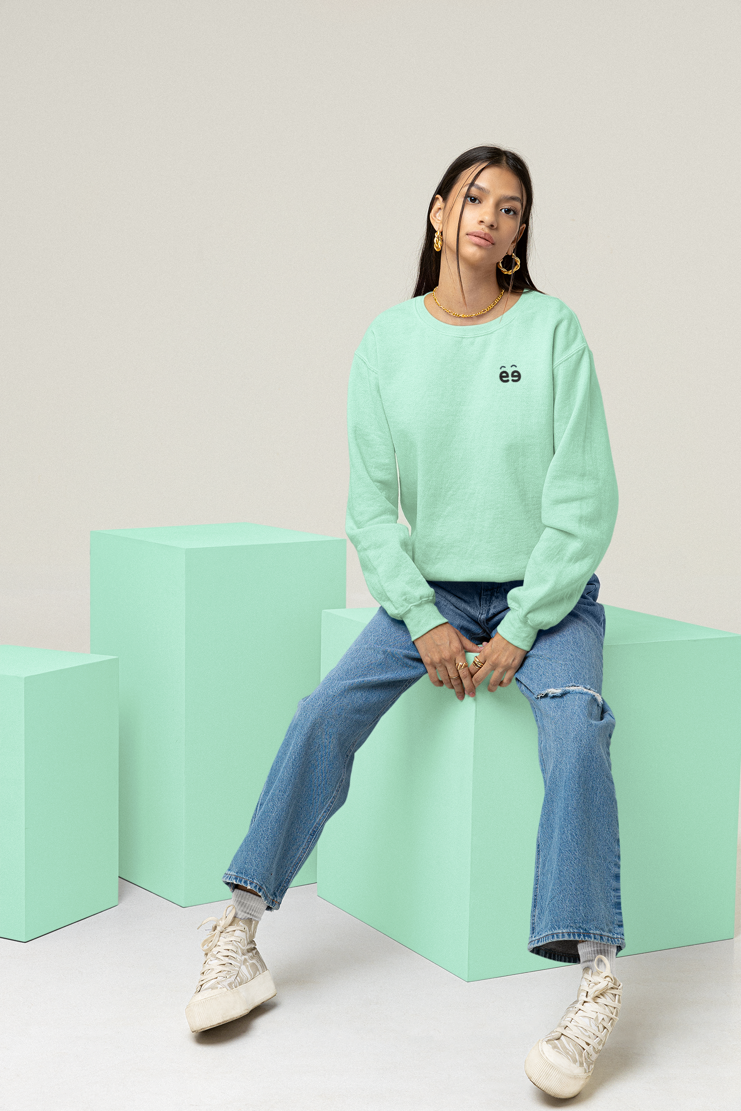 Women's Mint Sweatshirt