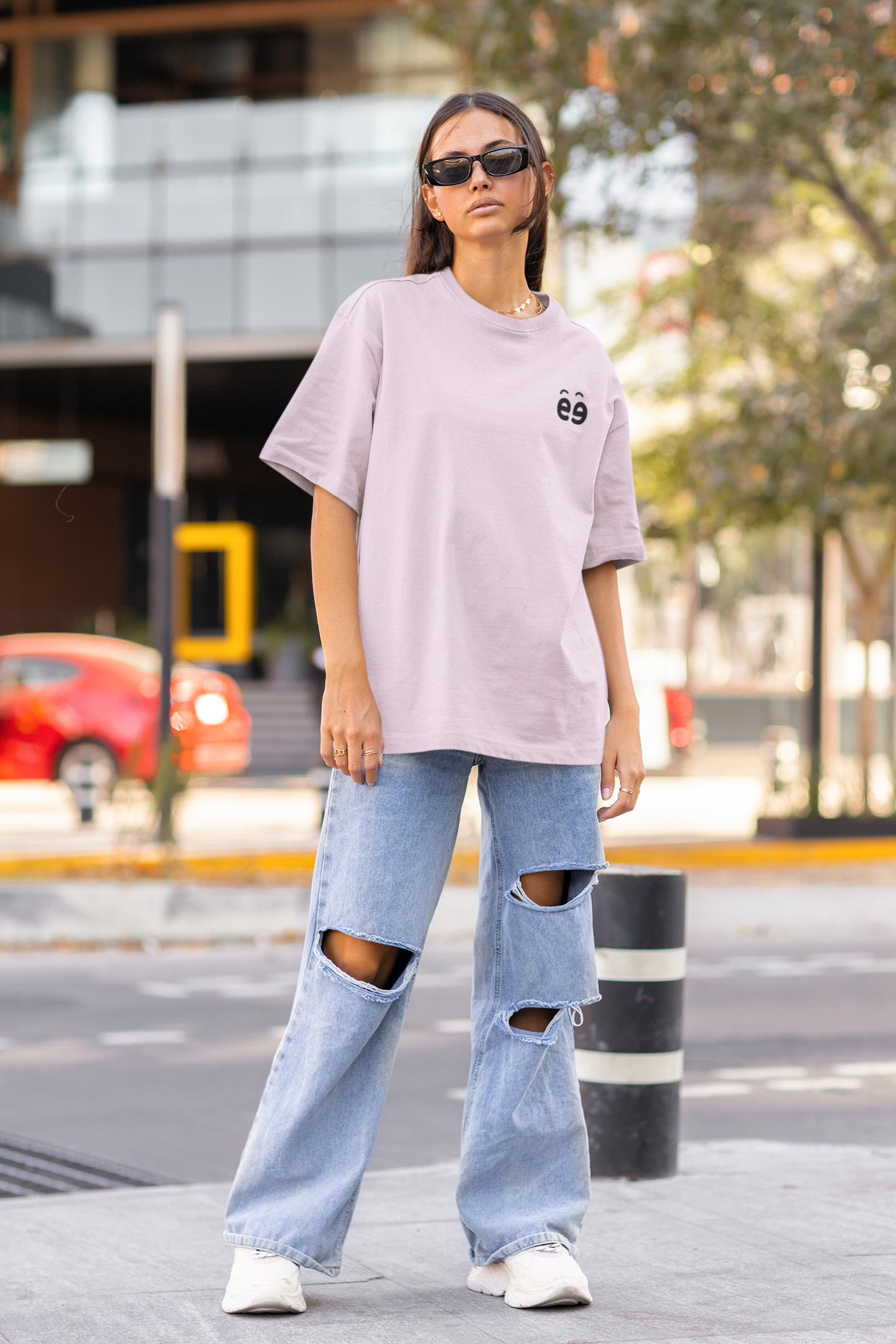 Light Baby Pink Oversize T-Shirt