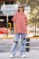 Coral Oversize T-Shirt