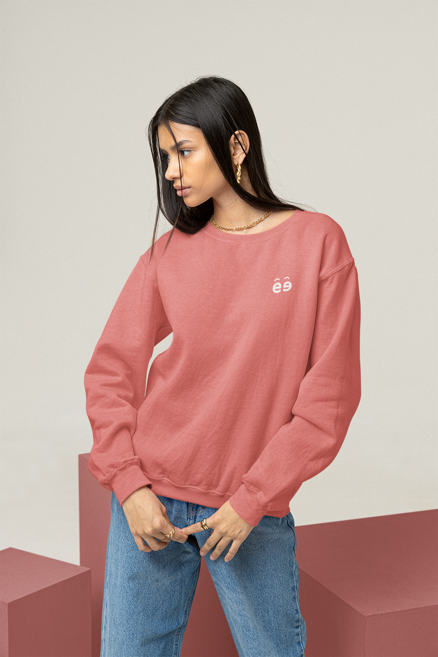 Women's Coral Sweatshirt