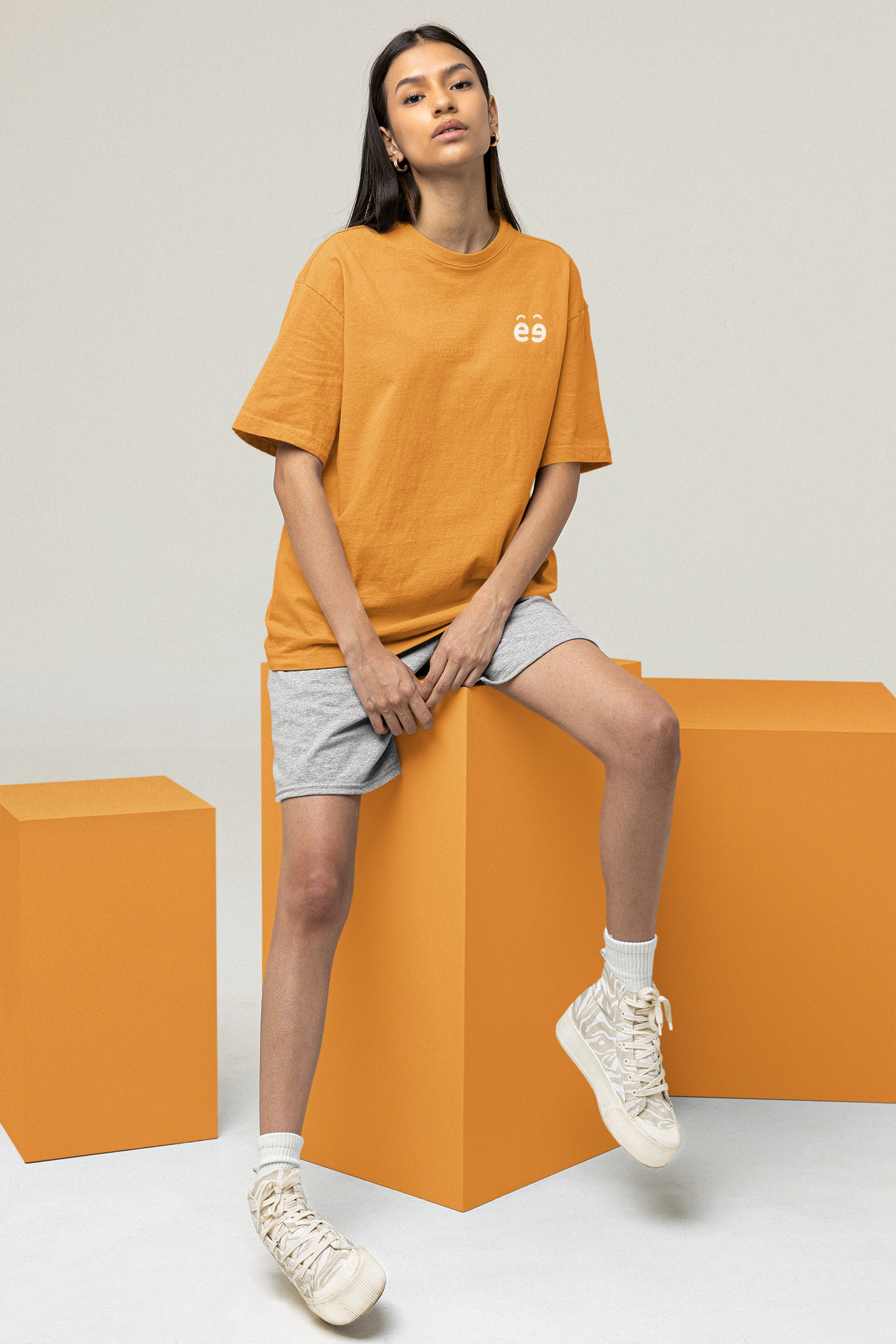 Golden Yellow Oversize T-Shirt