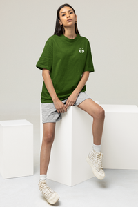 Bottle Green Oversize T-Shirt