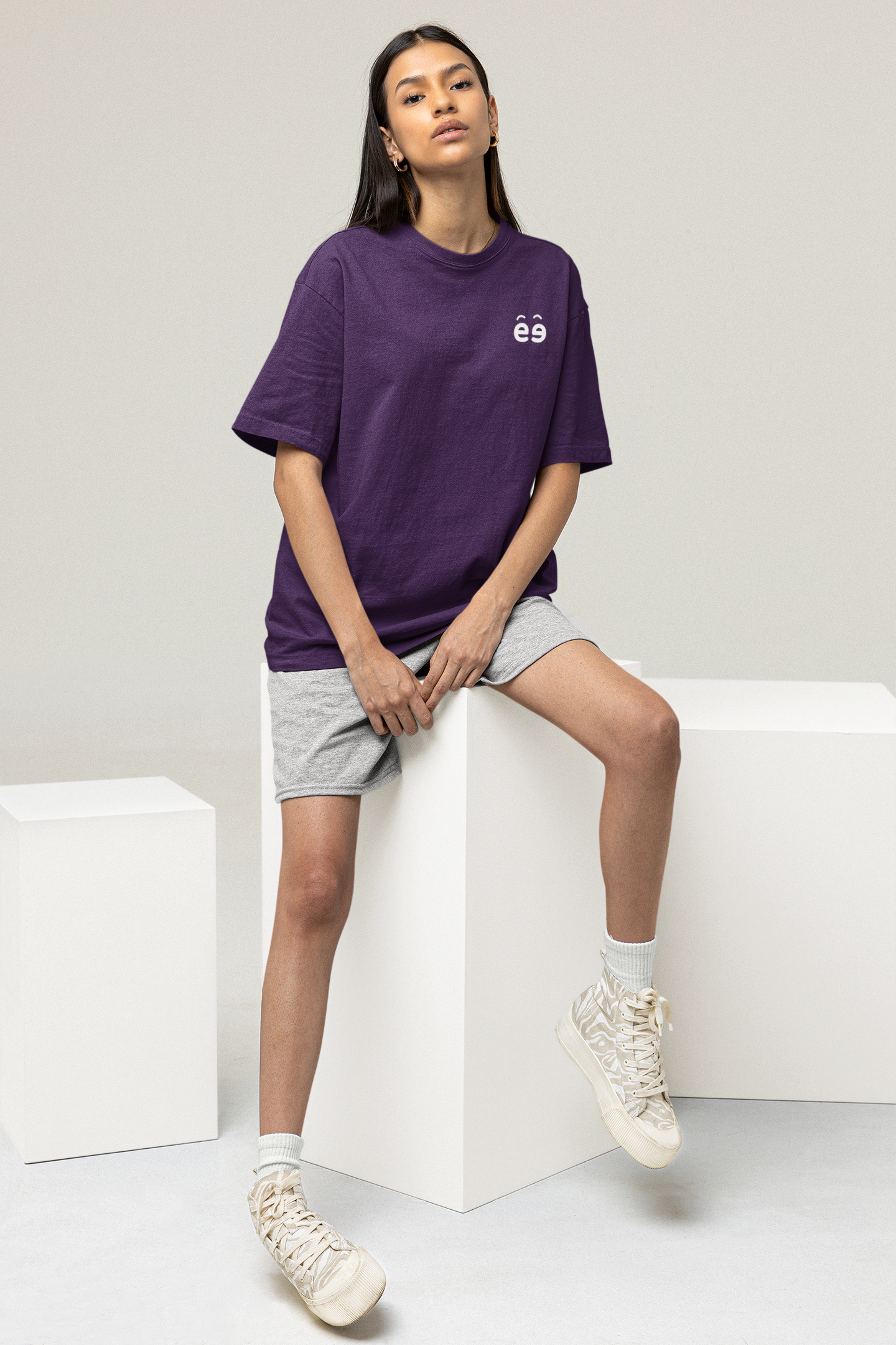 Purple Oversize T-Shirt